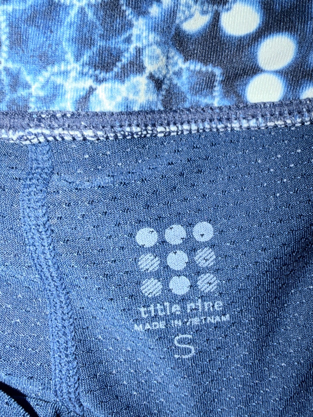 Title Nine Dream Swing Skort in batik blue. size Small. - Picture 4 of 10